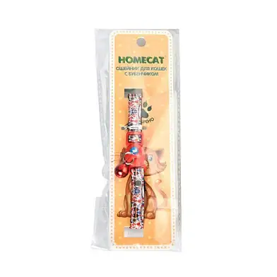Homecat Подводный мир ошейник для кошек с бубенчиком