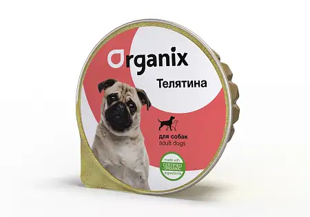 Купить organix влажный корм для взрослых собак с телятиной (ламистер)