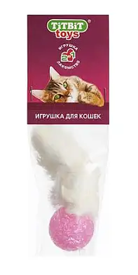 TitBit игрушка для кошек хвост кроличий